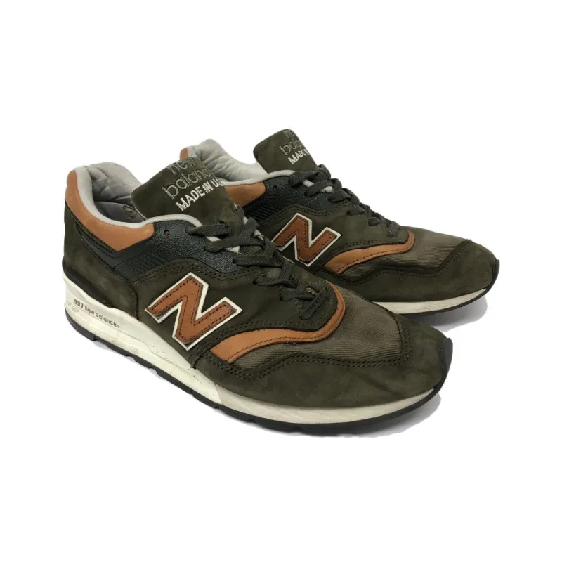 New Balance 997 MiUSA Green Orange-2