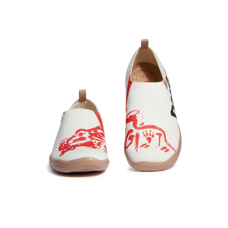 U.IN Painted Travel Shoes-Year Of The Dragon Collection Breathable Low-Top Casual Shoes Men's-1