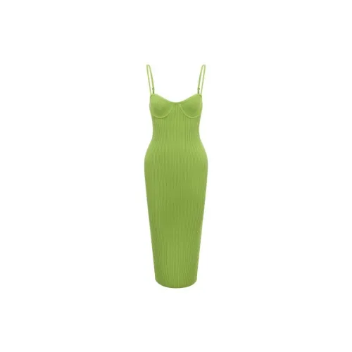 Helmut Lang Slip Dresses Women's Green