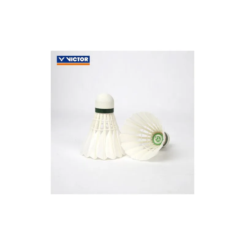VICTOR Duck Feather Shuttlecock 12 Pack Duck Feather Small Board Duck Feather Shuttlecocks-5