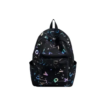 Parker Bear Canvas Backpack Regular Unisex Ecru/Black