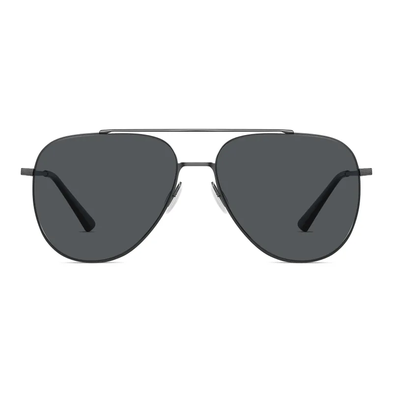 HLA Stainless Steel Aviator Sunglasses Men's-6