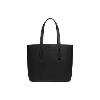 COACH Gotham Leather Tote Bag Shopping Bag Handbag Large Size Men's Black