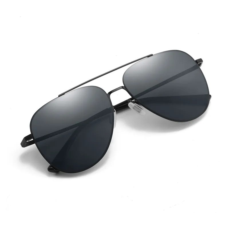 HLA Stainless Steel Aviator Sunglasses Men's-1