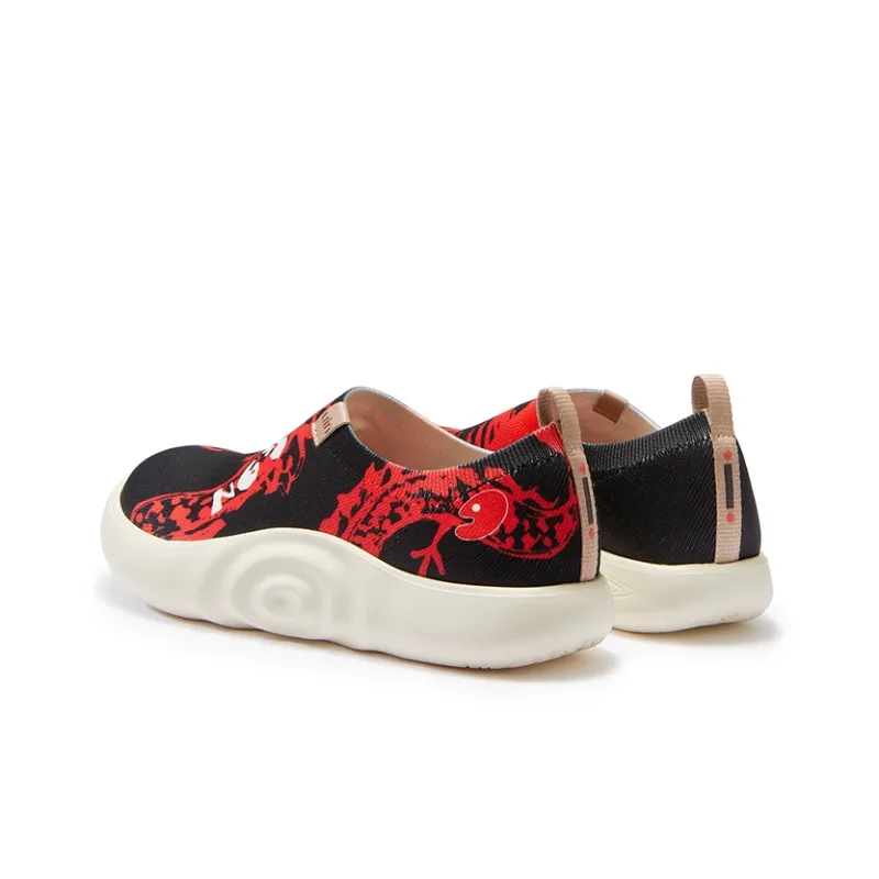 U.IN Painted Travel Shoes Year Of The Dragon TT Low-Top Casual Shoes Men's-19