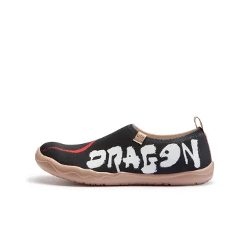 U.IN Painted Travel Shoes Year Of The Dragon Collection Breathable Low Top Casual Shoes Men's