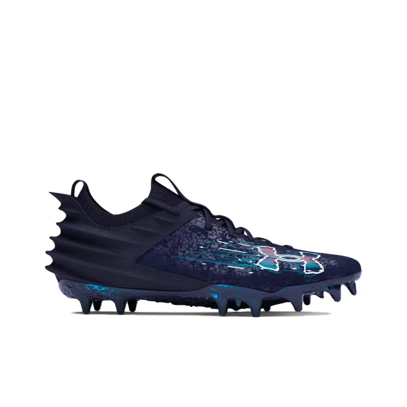 Under Armour UA Blur 2 MC Cushioned Wear Resistant Lightweight Soccer Shoes Men's Blue-1