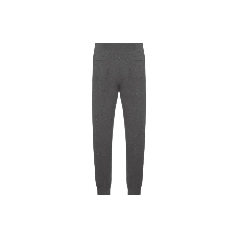 DIOR Logo Embroidered Straight-Cut Pants-1