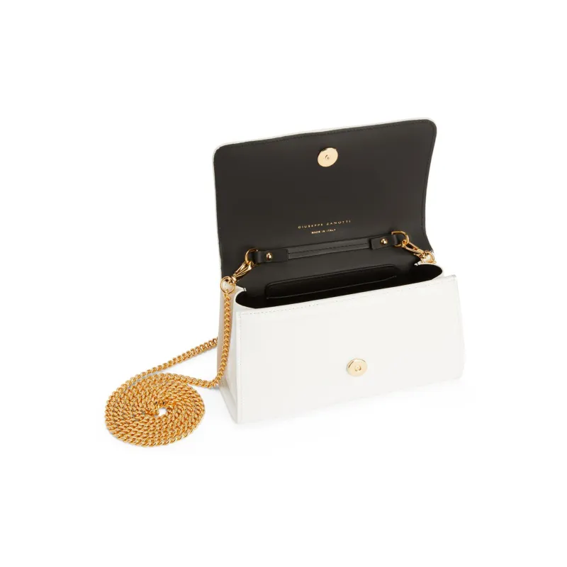 Giuseppe Zanotti Cleopatra Logo plaque Clutch Bag-3