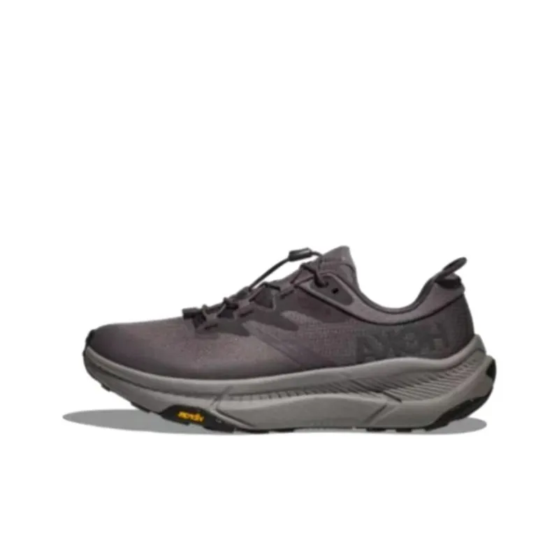 HOKA ONE ONE Transport Durable Breathable Low Top Running Shoes Unisex Black-0