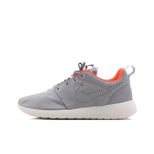 Nike Roshe One Running Shoes Unisex Low-Top Gray/Orange