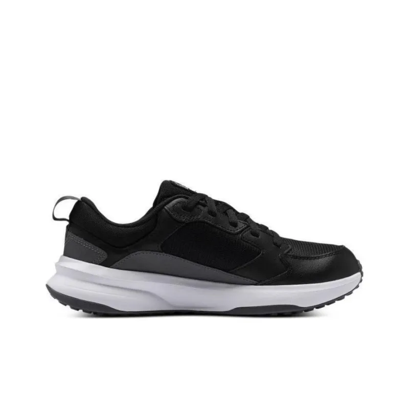 Under Armour Charged Edge Wear Resistant Low Top Training Shoes Men's Black White-1