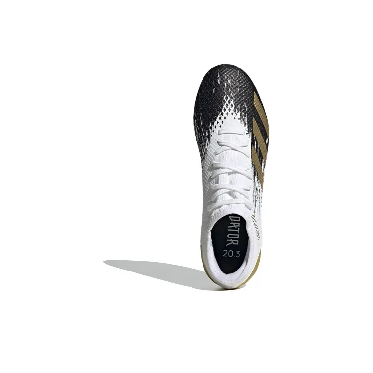 Adidas Predator Mutator 20.3 Low Fg White Gold Metallic-4