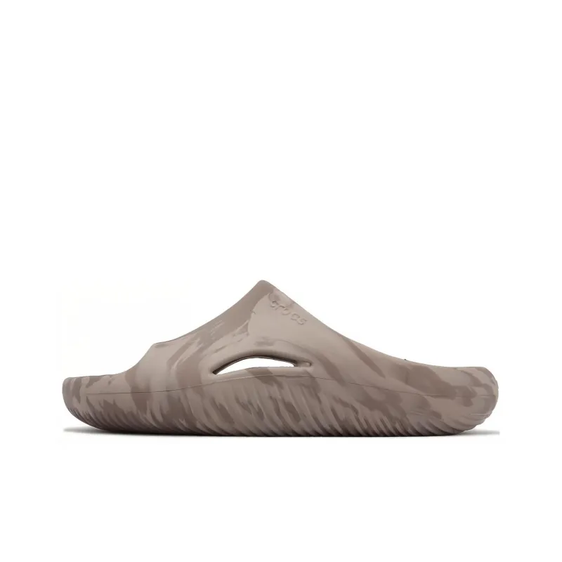 Crocs Mellow Slide 'Marbled - Mushroom Cobblestone'-0
