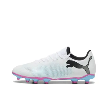 PUMA Future 7 Play FG/AG 'White Black Pink'