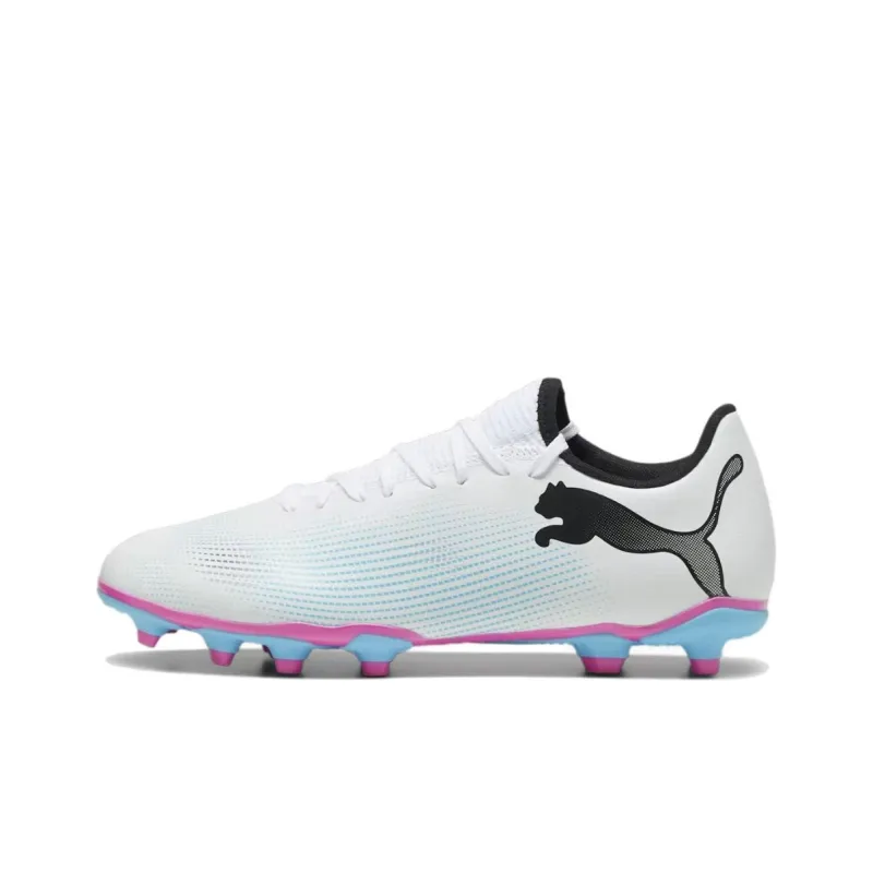 PUMA Future 7 Play FG/AG 'White Black Pink'-0