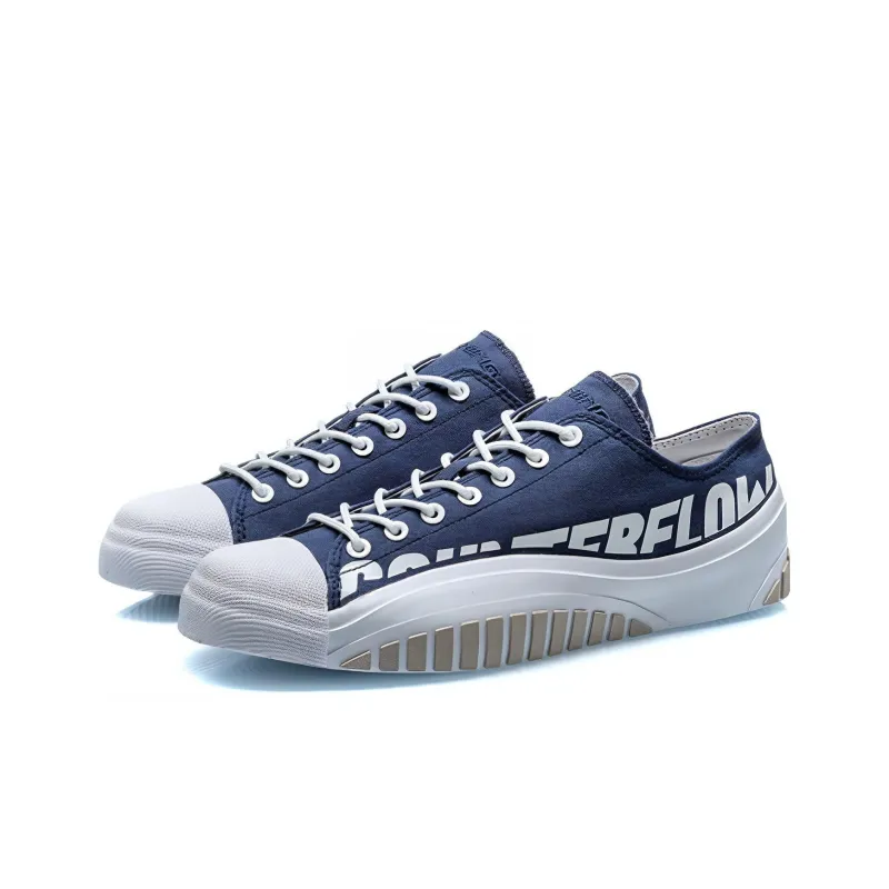 LiNing CF The One Lightweight Low-Top Skateboard Shoes Men's Navy-2