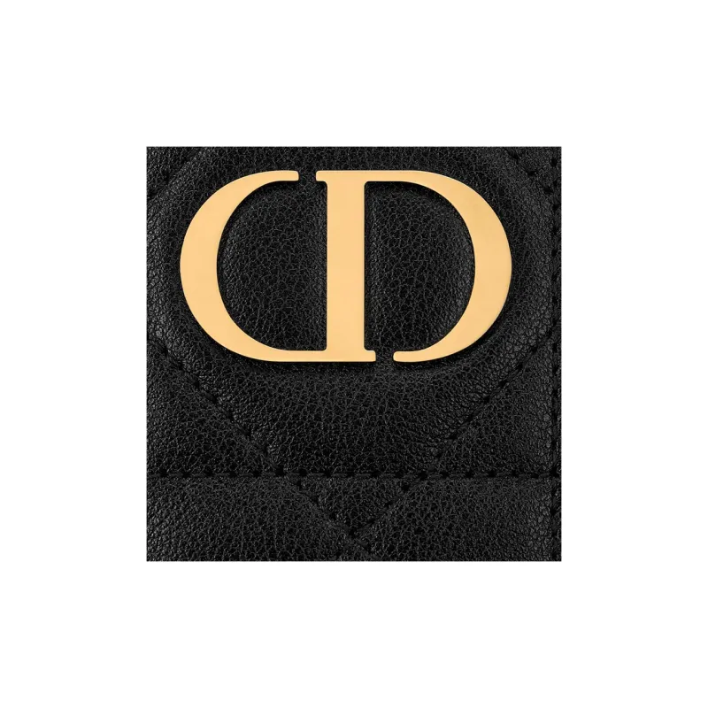 DIOR Caro Cow Leather Camera Bag Portable Crossbody Bag Shoulder Bag Small Size Women's Black-5