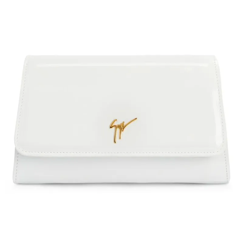 Giuseppe Zanotti Cleopatra Logo plaque Clutch Bag-0