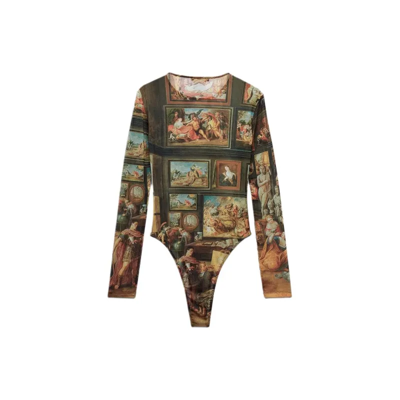 ZARA Bodysuits Women's Red-1