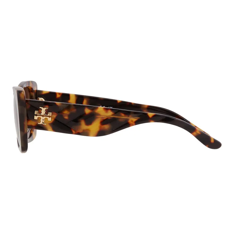 TORY BURCH Rectangular Sunglasses Women's Tortoiseshell-3