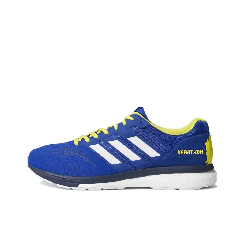 Adidas Adizero Boston 7 Durable Breathable Low-Top Running Shoes Men's Blue-0