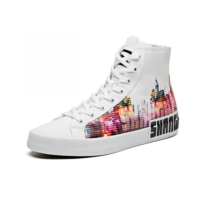 Anta Lightweight Coverage High Top Canvas Shoes Men's-1