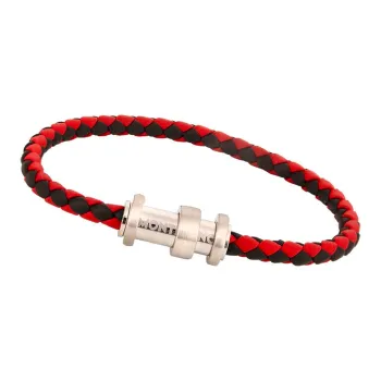 MONTBLANC Leather Bracelets Men's Red Black