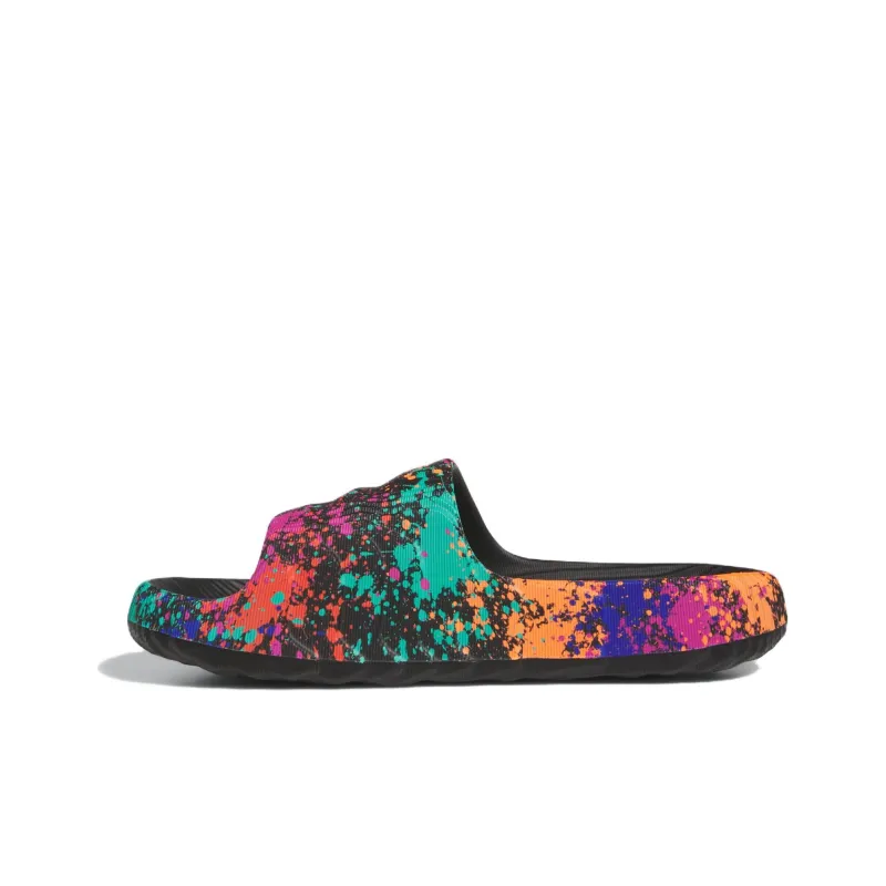 Adidas Adilette 22 Slides Core Black Semi Solar Yellow-1
