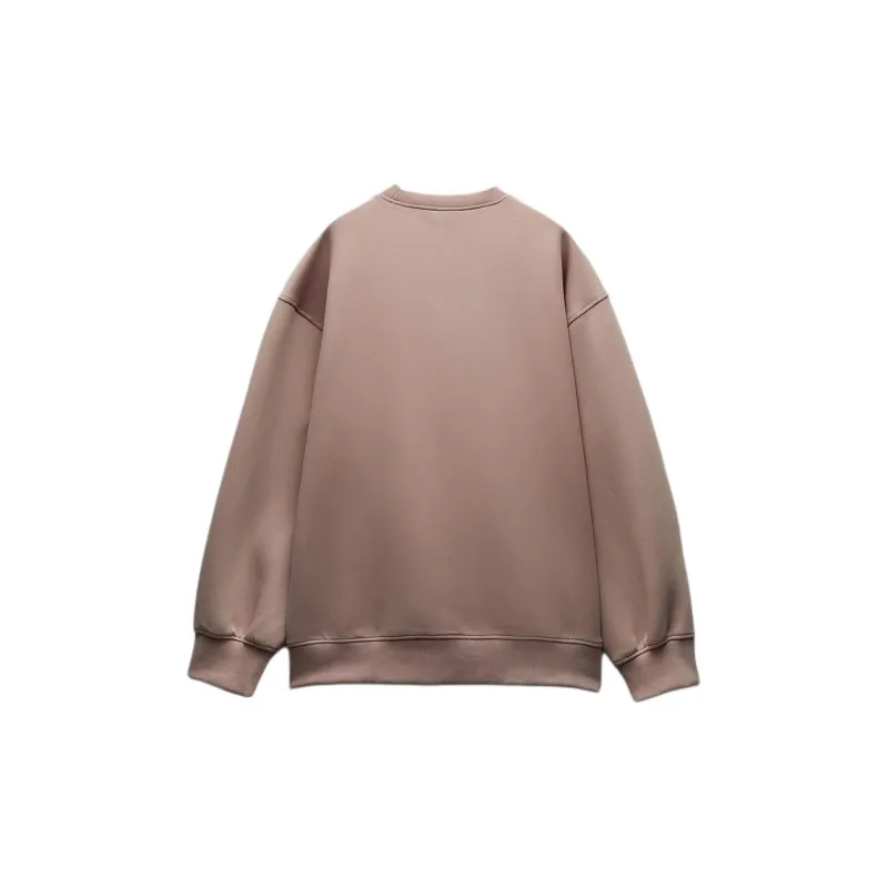 ZARA Sweatshirt Women's Earth Gray Pink-1