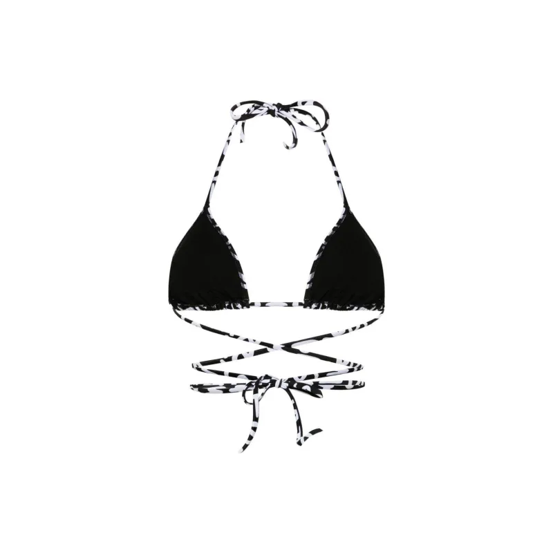 Vetements Logo Printed Tie Detailed Bikini Bottom-1