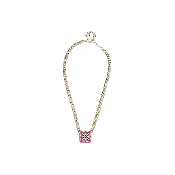 CHANEL Necklaces Women's Pink