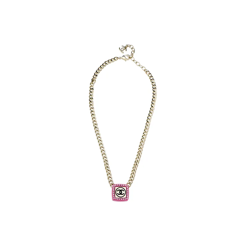 CHANEL Necklaces Women's Pink-0