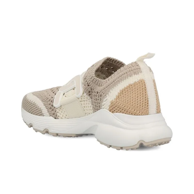 TOD'S Logo Patch Knit Slip On Sneakers Women's-3