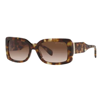 MICHAEL KORS Square Sunglasses Unisex Brown