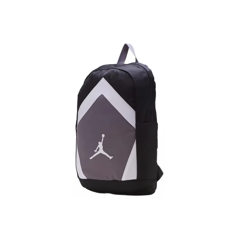 Jordan Polyester Backpack Unisex Black/Gray/White-1