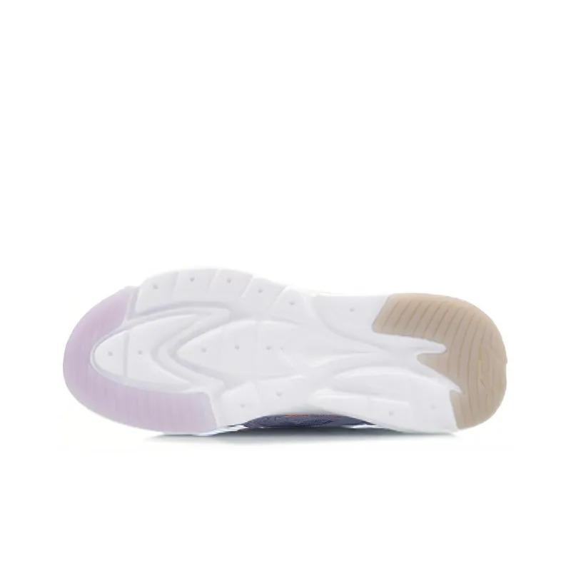 LiNing Spark Anti Slip Wear Resistant Low Top Sports Casual Shoes Women's Peach Pink Orange-4