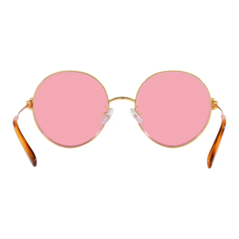 TORY BURCH Metal Round Sunglasses Women's Gold-3