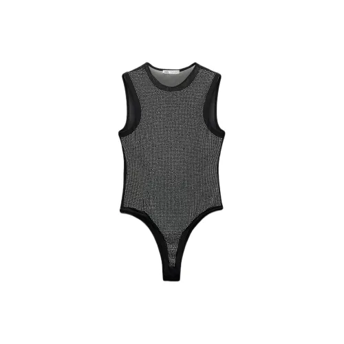 ZARA Bodysuits Women's Black