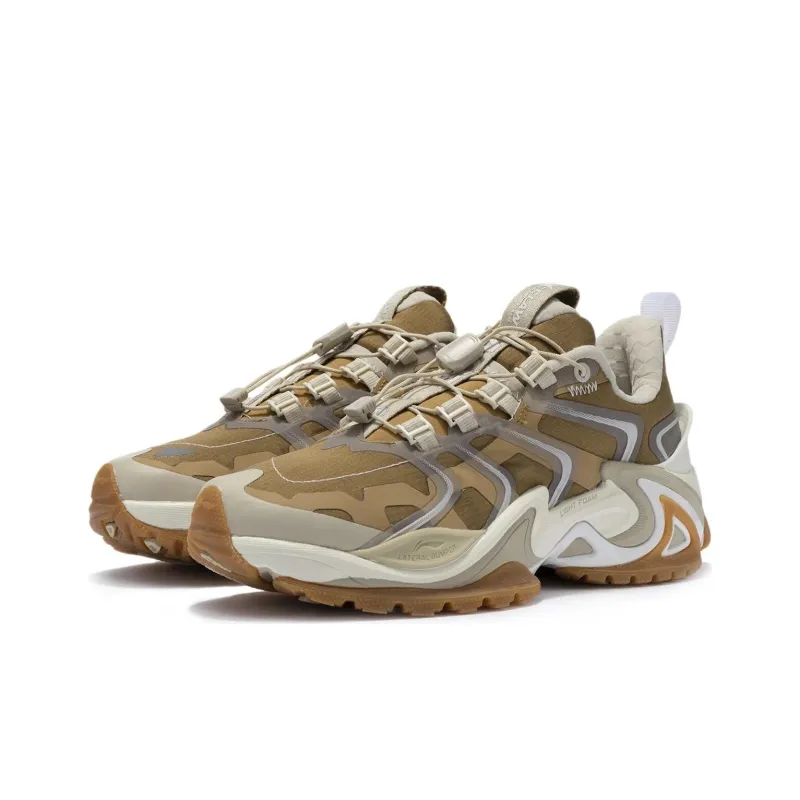 LiNing Cat Paw X Claw ACE Low Top Running Shoes Women's Bone Brown-2