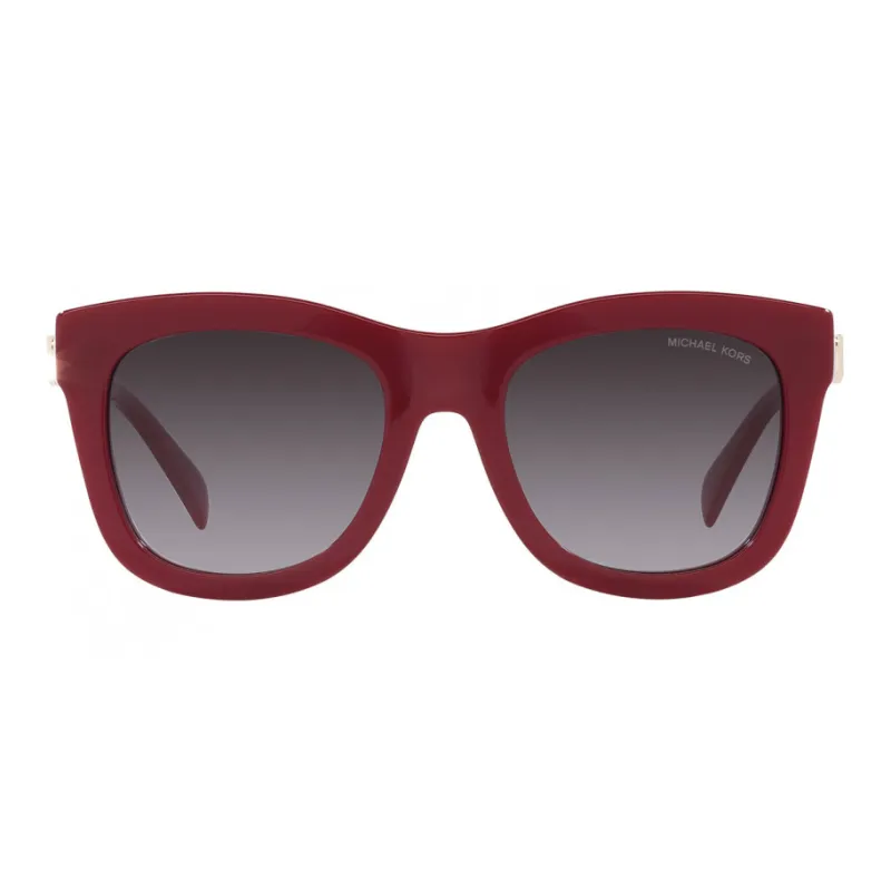 MICHAEL KORS Irregular Shape Sunglasses Women's Dark Red-1