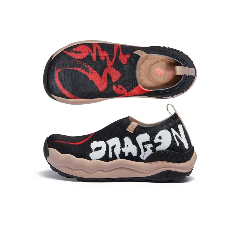U.IN Painted Travel Shoes Year Of The Dragon TT Low-Top Casual Shoes Men's-3