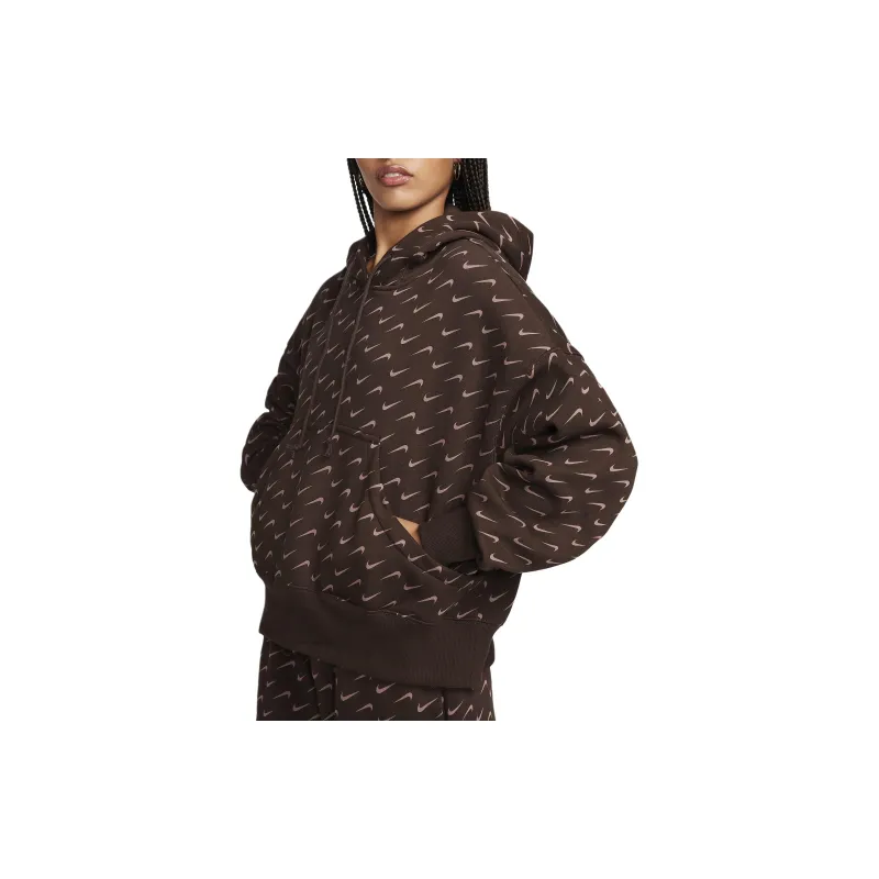 Nike Sportswear Phoenix Fleece Sweatshirt Women's Khaki Brown-2