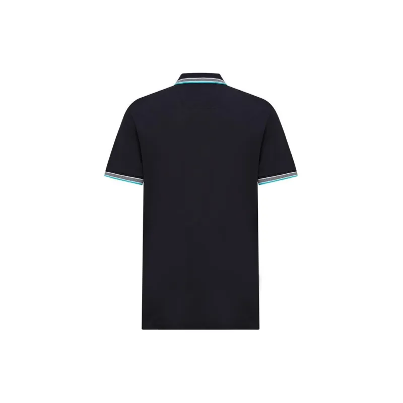 HUGO BOSS Logo Embroidered Short Sleeved Polo Shirt-1