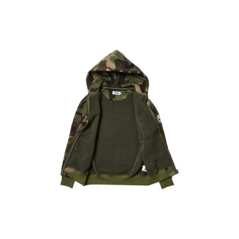 PALACE Bonded Sherpa Zip Hood-2