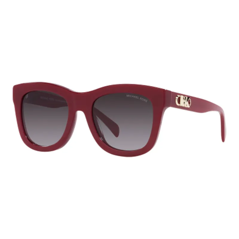 MICHAEL KORS Irregular Shape Sunglasses Women's Dark Red-0