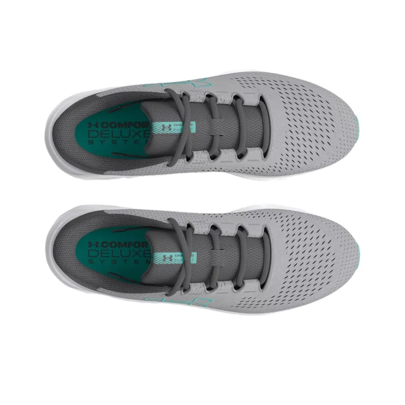 Under Armour Charged Pursuit 3 Cushioning, Wear Resistant Low Top Running Shoes Women's Gray-3