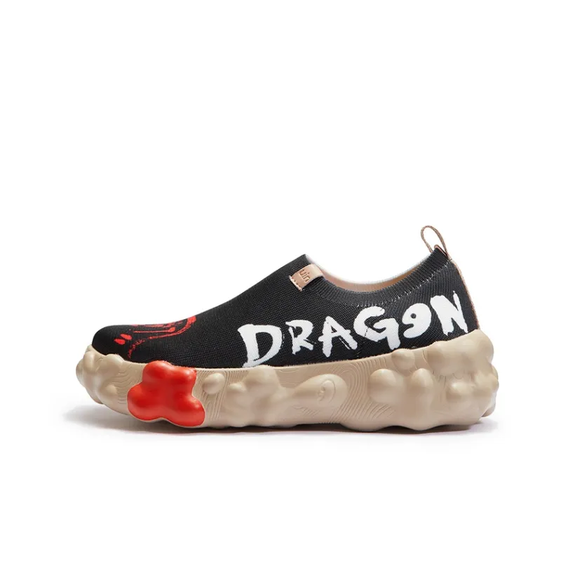 U.IN Painted Travel Shoes Year Of The Dragon TT Low-Top Casual Shoes Men's-28