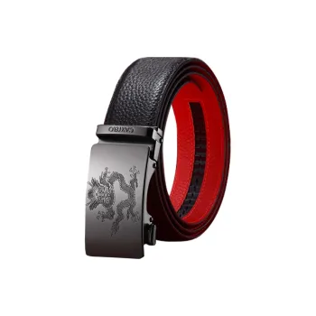 CARTELO Cow Leather Belts Men's Width 3.5CM