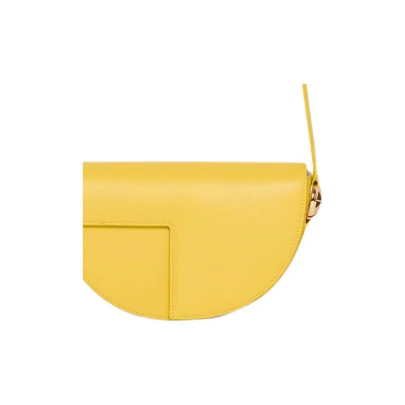 Patou Logo Plaque Cut Out Detail Shoulder Bag-3